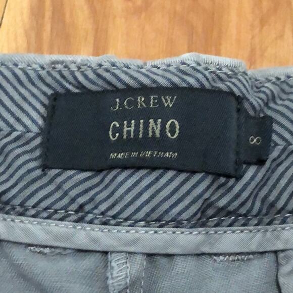 J. Crew Gray Chino Shorts Size 8 - Picture 9 of 11